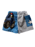 Kids shorts made from a paw patrol duvet.